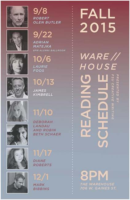 Fall 2015 Stern Reading Series poster
